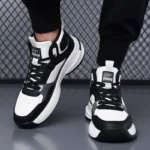Modern Classic: Men's Lightweight Walking Sneakers with Enhanced Flexibility - Image 5