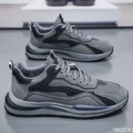 Spring Autumn New Breathable Casual Fashion Running Sneakers Trendy  Versatile Thick soled Men's Simple Comfortable  Shoes - Image 2
