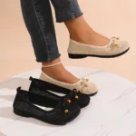 New Women's Soft Slip On Sneakers, Breathable Lightweight Casual Shoes - Image 6