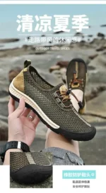 2025 Summer Walking Shoes Men Sneakers Sport Lightweight Casual Hiking Shoes Men Breathable Aqua Shoes Man Outdoor Footwea - Image 11
