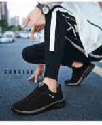 Sneakers Men Running Walking Knit Shoes Fashion Casual High Quality Sport Athletic Gym Lightweight Men Casual Shoes - Image 11