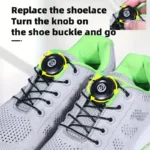 1Pair Automatic Shoelaces Without Ties Install Simple Swivel Buckle Laces Thick Rope Tennis Sneakers Shoelace Shoe Accessories - Image 4