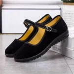 Women's Spring Slip On Sneakers Lightweight Soft Bottom Comfortable Durable Solid Color Versatile Casual Walking Shoes - Image 9