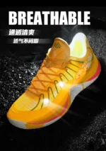 Wear resistant cushioned basketball sneakers lightweight non slip rubber simple all match breathable men outdoor athletic shoes - Image 14