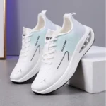 Men's and Women's Soft Sole Sports Fitness Shoes Cushion Breathable Mesh Tennis Sneakers - Image 3