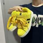 Women Luxury Zapatillas Deportivas Mujer Man Skateboard Bread Shoes Retro National Trend Sport Shoes Board Women Skate Sneakers - Image 2