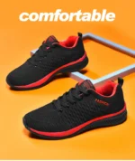 Breathable Mesh Casual Men Shoes Trendy Lightweight Walking Flats Male Tennis Sneakers Outdoor Running Fitness Shoes for Men - Image 16