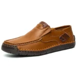 Mens Loafers Breathable Slip on Italian Driving Shoes Chaussure Homme Genuine Leather Men Handmade Casual Shoes - Image 5