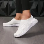 Women's Shoes Lightweight Breathable Mesh Slip-On Sneakers Black White Sport Running for Casual Party Fashion Ladies Shoes - Image 11