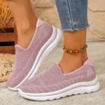 Breathable Womens Slip On Sneakers Soft Sole Comfortable Lightweight Casual Shoes for Everyday Walking Low Top - Image 8