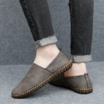 Fashion Casual Shoes Handmade Moccasins Leather Loafers Men Driving Shoes Size 39-48 - Image 11