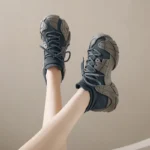Women Platform Sneakers Lace Up Running Sports Shoes Soft Breathable Tennis Sneakers Casual Outdoor Comfortable Shoes For Female - Image 28