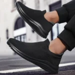 Vanmie Men Sneakers Men Shoes Casual Breathable Summer Mesh Sneakers Lightweight Slip-on Sneakers Shoes for Male - Image 4
