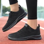 Women's Wide-Toe Sneakers, Thick-Soled, Lightweight, Breathable Casual Walking Shoes, Extra Wide and Loose Fit for Commuting and Work - Image 6