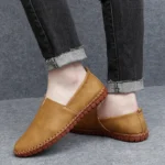 Fashion Casual Shoes Handmade Moccasins Leather Loafers Men Driving Shoes Size 39-48 - Image 10