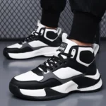 Modern Classic: Men's Lightweight Walking Sneakers with Enhanced Flexibility - Image 2