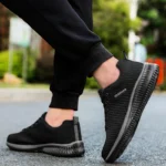 Sneakers Men Running Walking Knit Shoes Fashion Casual High Quality Sport Athletic Gym Lightweight Men Casual Shoes - Image 4