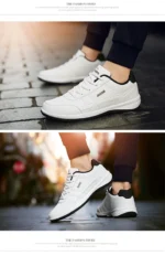 Men'S Spring And Autumn New Large-Sized 48 Casual Sports Shoes, Waterproof Leather Loafers, Walking Men'S Shoes - Image 16