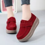 2025 Fashion Women Shoes Platform Shoes Leather Suede Plush Slip on Sneakers Tassel Fringe Loafers Moccasins Women Vintage Shoes - Image 14