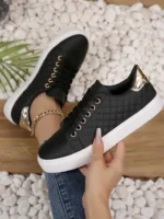 Women's casual sneakers Breathable sneakers Lightweight outdoor leather Walking shoes Sports jogging Flats tennis sneakers - Image 20