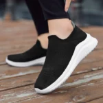 Men's Shoes Soft Sole Slip-On Sneakers Men Running Shoes Lightweight Men's Loafers Walking Male Footwear - Image 5