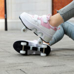 Deform Roller Skates With 4 Wheels Shoes Runaway Parkour 4-Wheel Skate Sneakers Deformation Shoes For Women Youth Adult Gift - Image 12