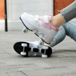 Deform Roller Skates With 4 Wheels Shoes Runaway Parkour 4-Wheel Skate Sneakers Deformation Shoes For Women Youth Adult Gift - Image 9