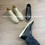 Fashionable  popular calf leather loafers for couples casual ankle boots, walking  travel shoesgenuine leather - Image 5