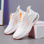 Men's and Women's Soft Sole Sports Fitness Shoes Cushion Breathable Mesh Tennis Sneakers - Image 2