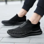 Men's Sneakers Classic Casual Shoes Breathable mesh running sneakers without lacing Lightweight Walking shoes - Image 10