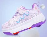 Children's Skateboard Shoes Walking Rolling Dual-Use Comfortable Wear-resistant Outdoor Roller Skate Sneakers Girls Boys 4 Wheel - Image 12
