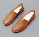 Fashion Casual Shoes Handmade Moccasins Leather Loafers Men Driving Shoes Size 39-48 - Image 53