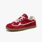 BEAUTODAY Skate Sneakers Women Cow Suede Leather Mixed Colors Lace-up Patchwork Round Toe Ladies Sports Shoes Handmade 29892 - Image 9