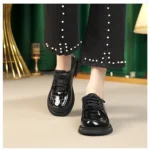 AIYUQI Genuine Leather Loafers Women 2024 Autumn New British Style Shoes Women Lace-up Casual Women Shoes - Image 13