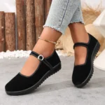 Women's Spring Slip On Sneakers Lightweight Soft Bottom Comfortable Durable Solid Color Versatile Casual Walking Shoes - Image 6