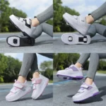 Deform Roller Skates With 4 Wheels Shoes Runaway Parkour 4-Wheel Skate Sneakers Deformation Shoes For Women Youth Adult Gift - Image 6