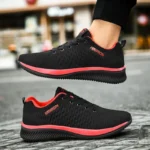 Breathable Mesh Casual Men Shoes Trendy Lightweight Walking Flats Male Tennis Sneakers Outdoor Running Fitness Shoes for Men - Image 3