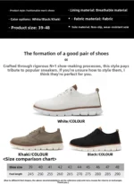 Men's Breathable Sports Shoes Low Cut Casual Slip-On Sneakers Comfortable Lightweight Anti-Slip Mesh Upper Running Shoes - Image 6