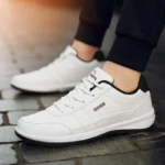 Men'S Spring And Autumn New Large-Sized 48 Casual Sports Shoes, Waterproof Leather Loafers, Walking Men'S Shoes - Image 5