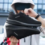 Ngouxm Men Running Sneakers Lightweight Sport Classical Lace Up Mesh Breathable Casual Shoes Male Fashion - Image 2