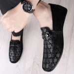 2026 New Black Loafers Men's Leather High Quality Designer Men's Shoes Leather Shoes Soft Sole Comfortable Casual Shoes Moccasin - Image 24