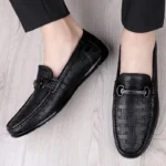 2026 New Black Loafers Men's Leather High Quality Designer Men's Shoes Leather Shoes Soft Sole Comfortable Casual Shoes Moccasin - Image 18