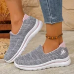 Breathable Womens Slip On Sneakers Soft Sole Comfortable Lightweight Casual Shoes for Everyday Walking Low Top - Image 2