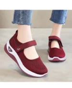 Running Sneakers Women Fashion Mesh Breathable Casual Wedge Platform Hiking Shoes Female Tenis Feminino Zapatillas Mujer2023 - Image 12