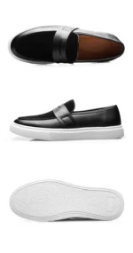 Newest 2025 Autumn Men Suede Leather Loafers Thick Sole Men Slip On Platform Black Party Shoes - Image 15