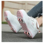 4-Wheels Walking Shoes With Butterfly Patterns Children's Outdoor Sport Roller Skate Sneakers For Teenagers Girls Entertainment - Image 20