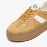 BEAUTODAY Skate Sneakers Women Round Toe Lace Up Heeled Mixed Color Trainers Summer Ladies Casual Sports Shoes Handmade 29864 - Image 5