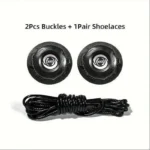 1Pair Automatic Shoelaces Without Ties Install Simple Swivel Buckle Laces Thick Rope Tennis Sneakers Shoelace Shoe Accessories - Image 7