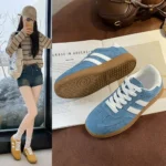 Women's Fashion Tennis Sneakers Flats Lace-up Vulcanized Shoes Autumn Outdoor Trainers Student Board Footwear - Image 40