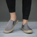 Summer Breathable Canvas Shoes Men Loafers Slip On Sneakers Fashion Casual Men Shoes Lightweight Flats Men Driving ZapatoBD24060 - Image 5